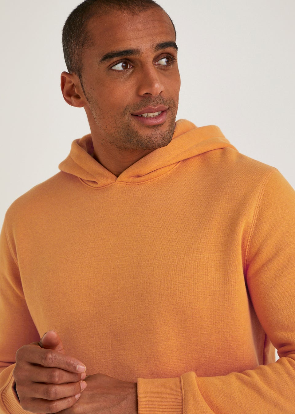Orange Essential Pull-On Hoodie