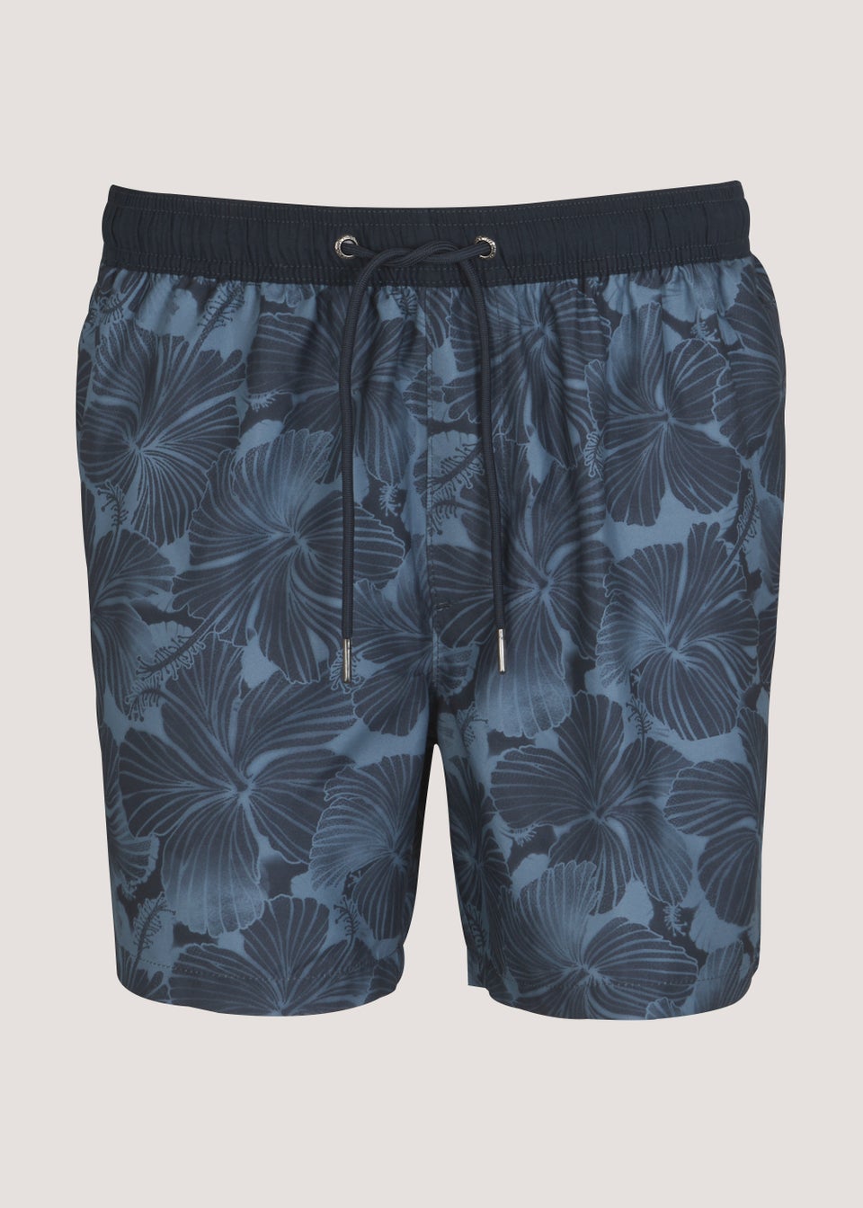 Navy Floral Swim Shorts - Matalan