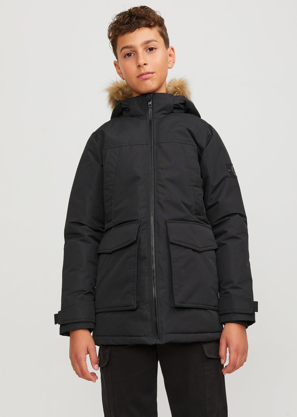 Junior fur hood 2024 coat
