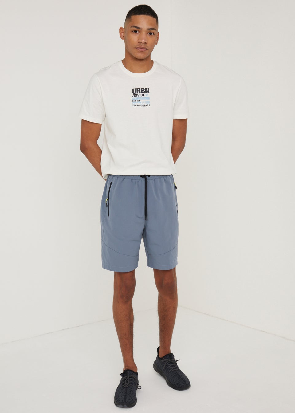 US Athletic Blue Woven Shorts