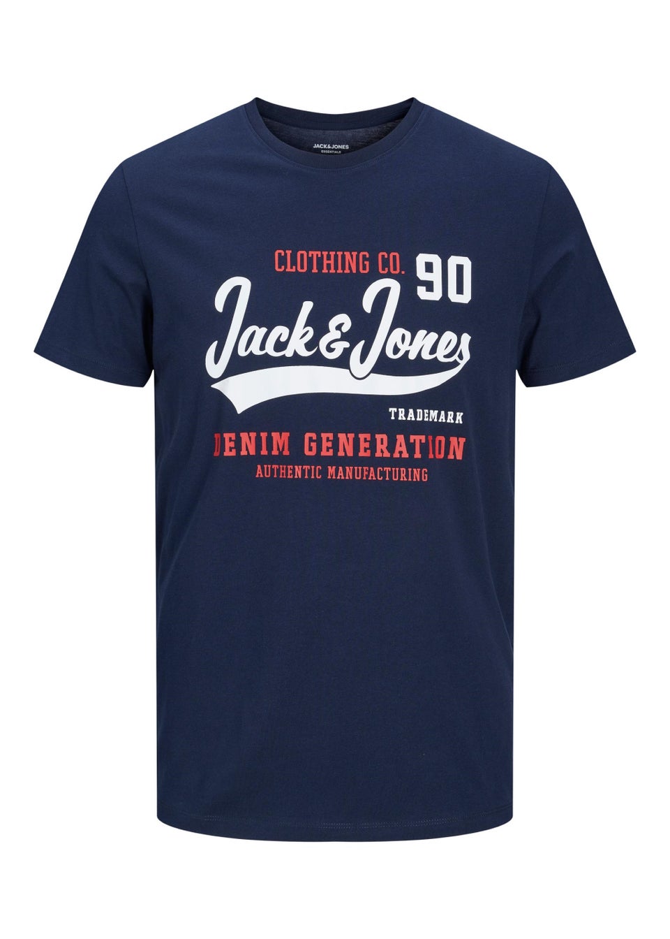 Jack & Jones Junior Navy Logo T-Shirt (8-16yrs)