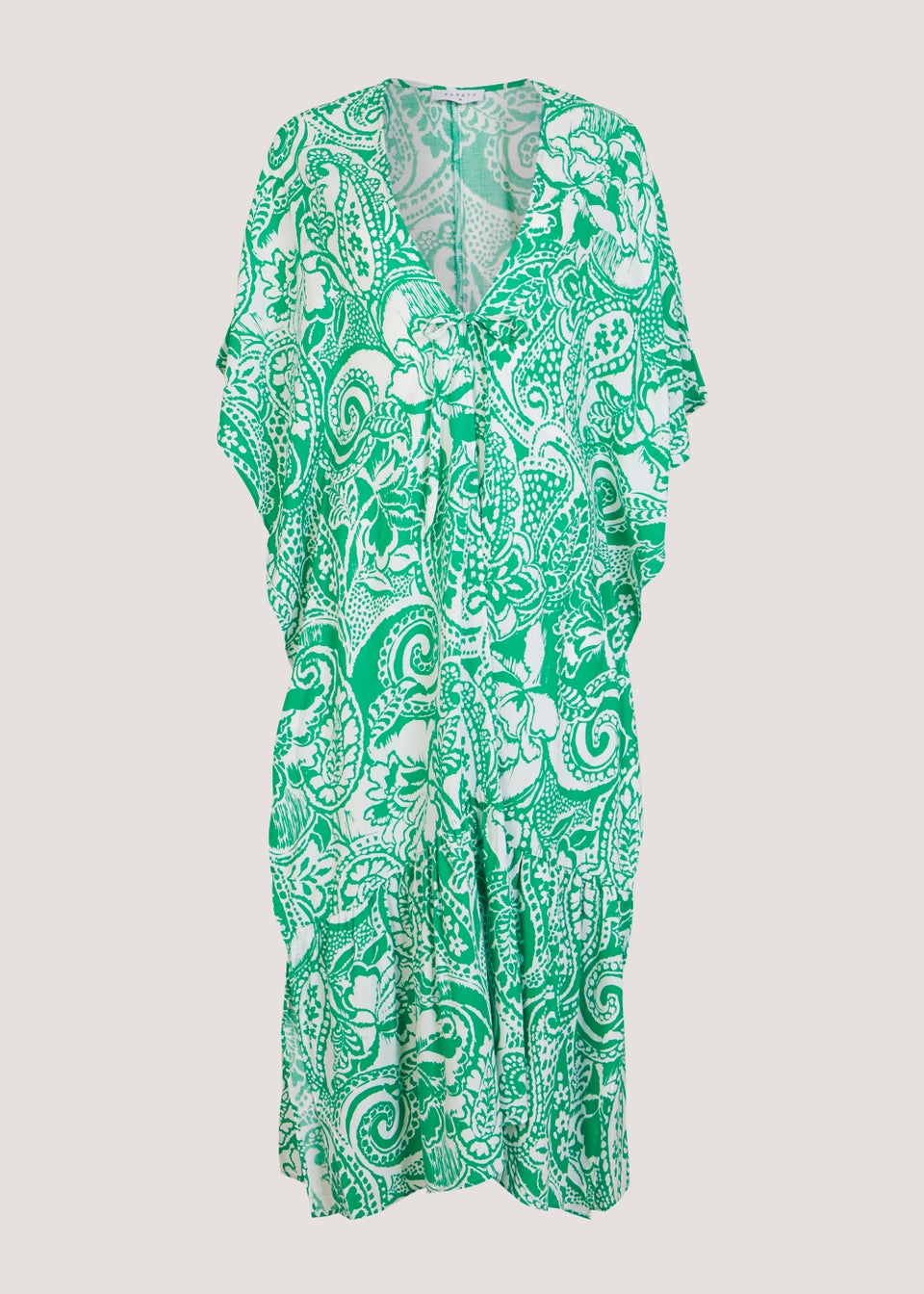 Green Maxi Kimono