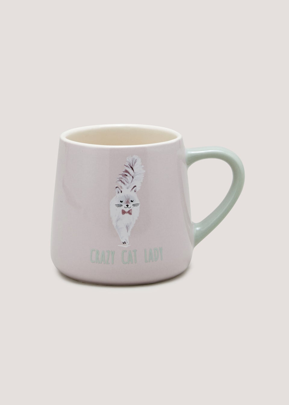 Lilac Crazy Cat Lady Mug (8.5cm x 8.5cm)