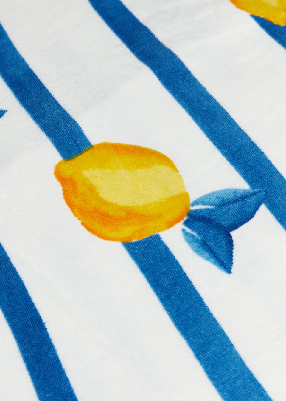Lemon Print Beach Towel (150cm x 70cm)