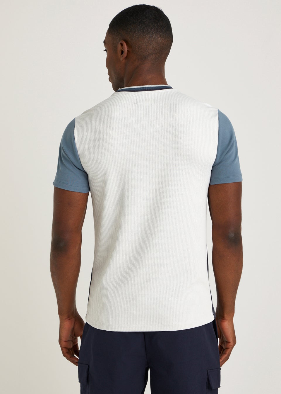 T&W Blue Panel Tee