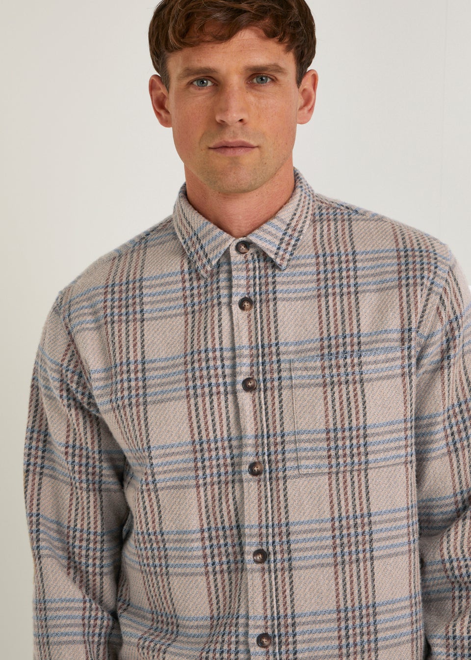 Stone Check Overshirt