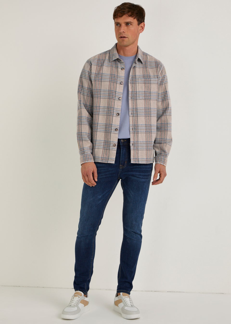 Stone Check Overshirt