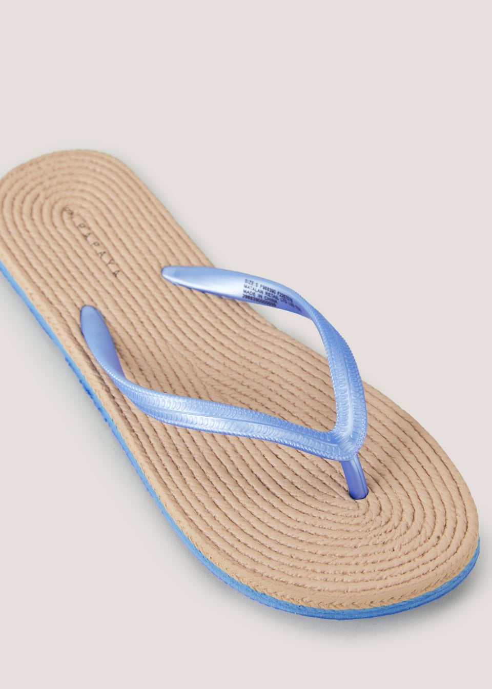 Blue Flip Flops - Matalan