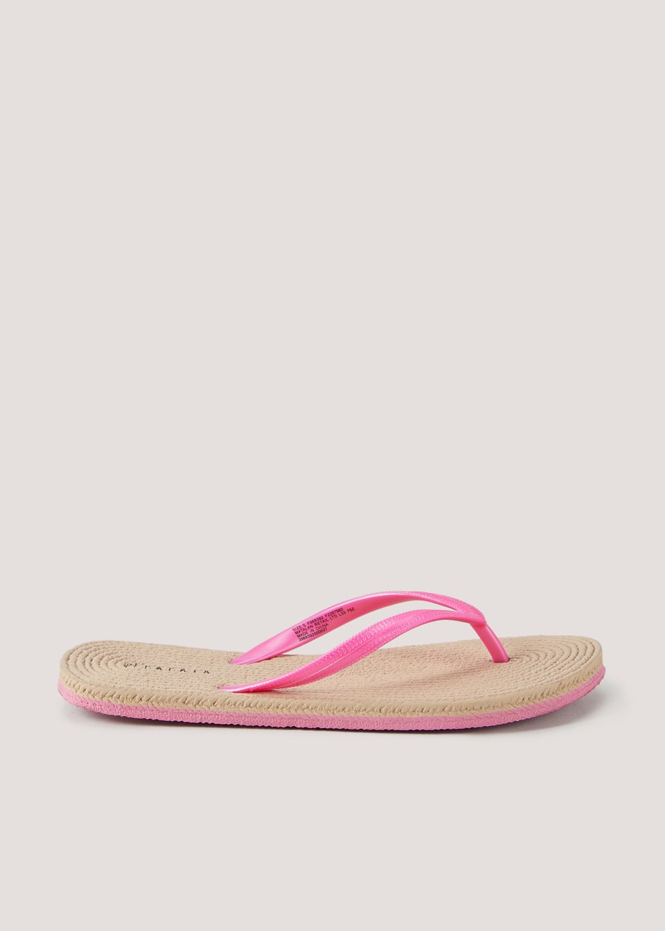 Pink Flip Flops - Matalan