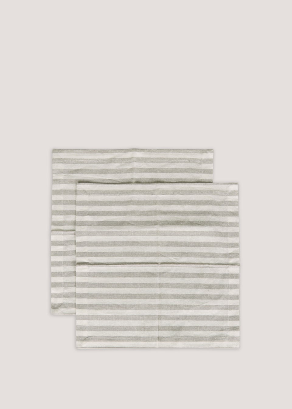 2 Pack Blue & White Stripe Napkins (40cm x 40cm)