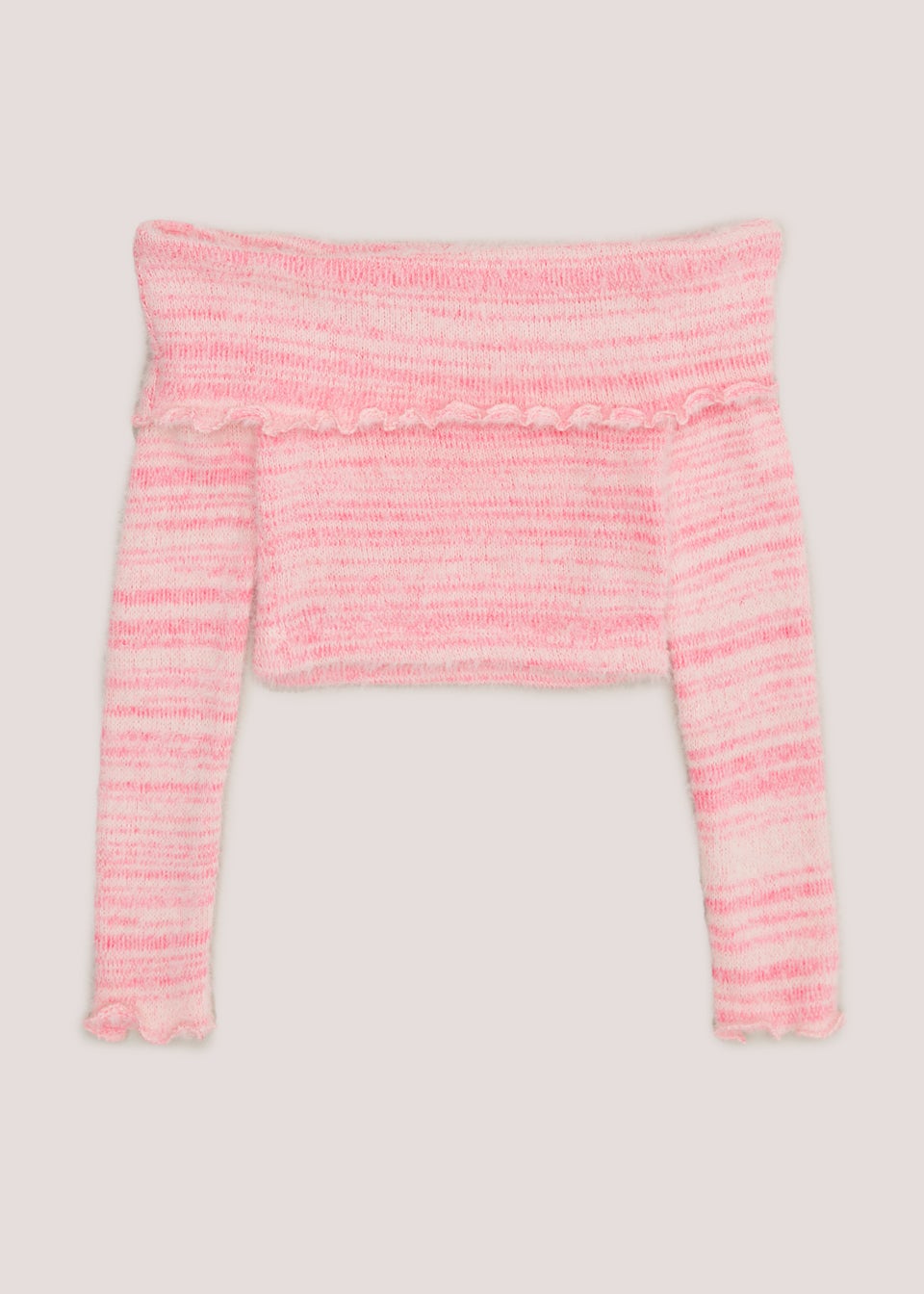 Girls Candy Couture Pink Bardot Top (9-16yrs)