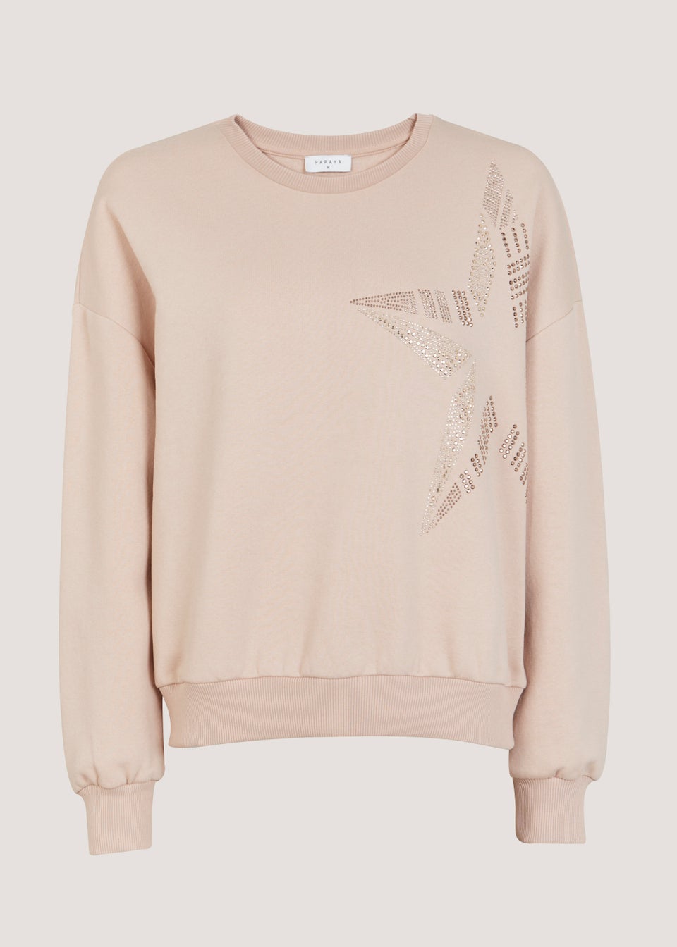 Beige Star Sweatshirt