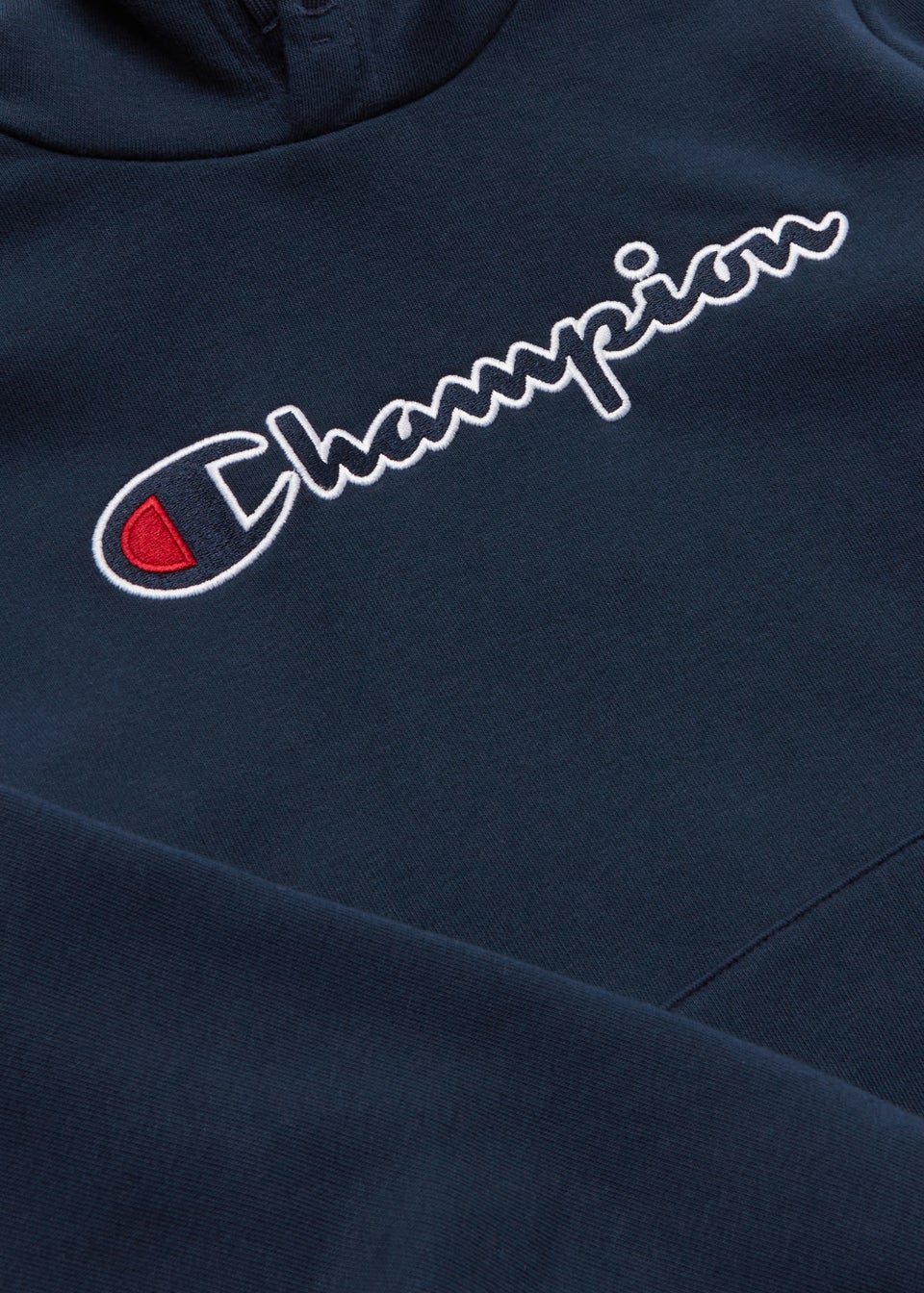 Champion hoodie kids navy store