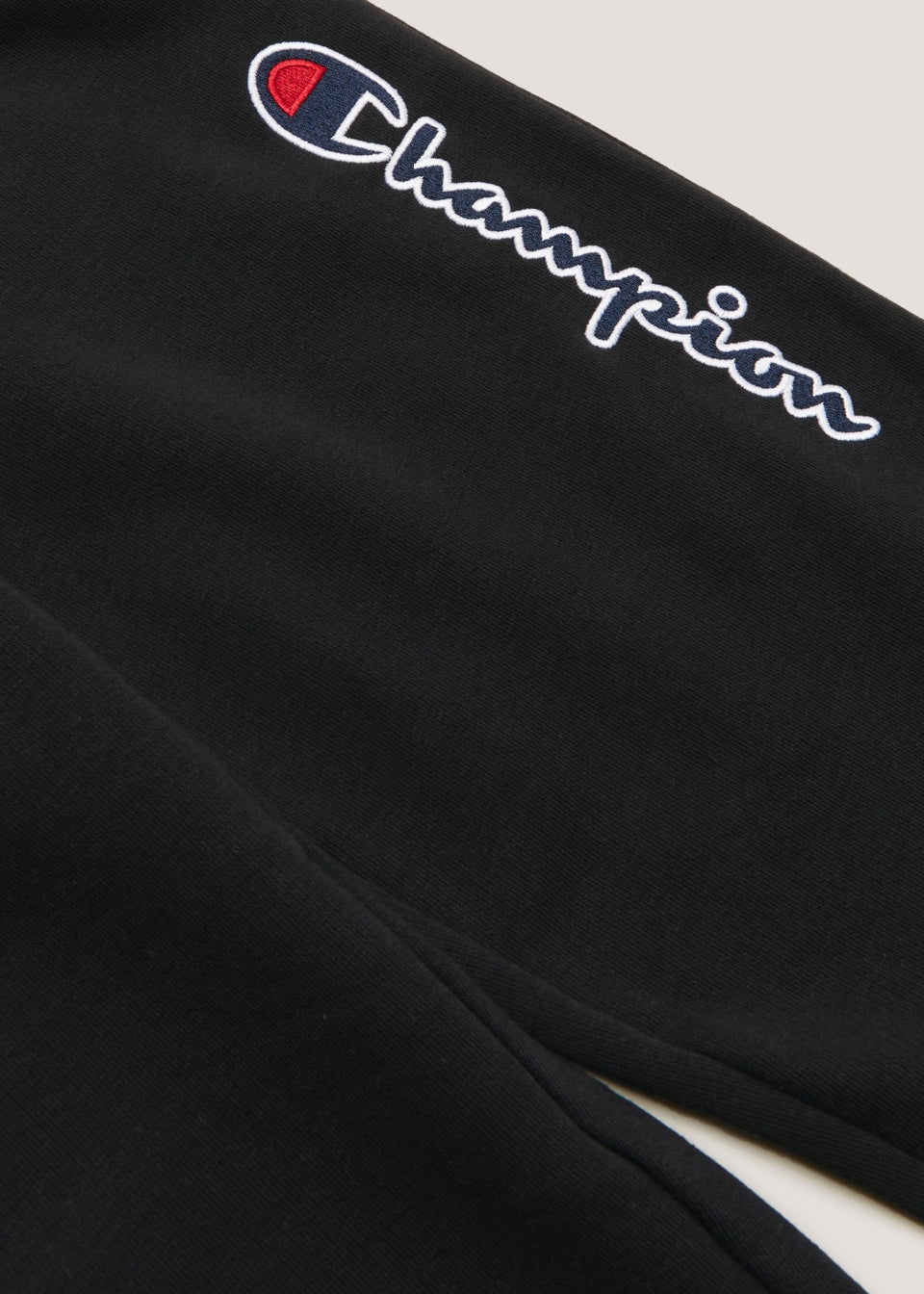 Boys Champion Black Cuffed Joggers (Small-XXL)
