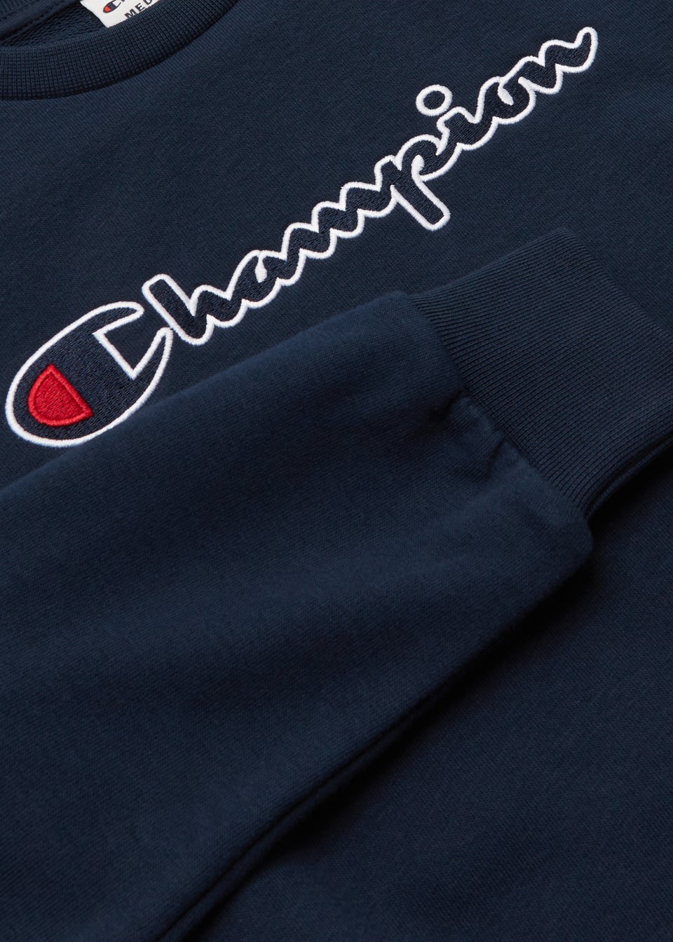 Boys Champion Navy Crew Neck Sweatshirt Small XXL Matalan