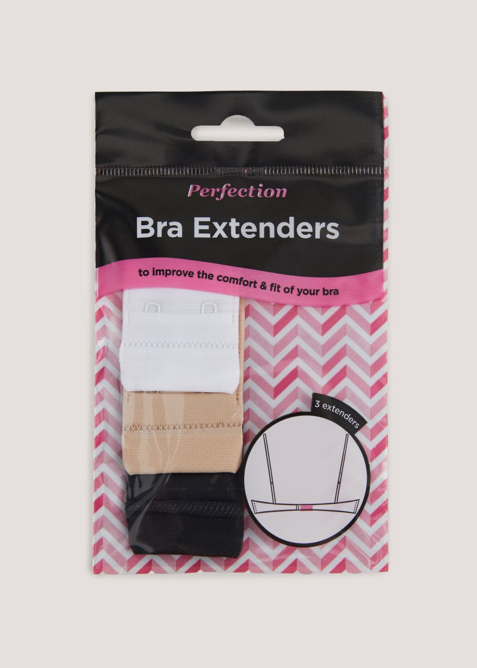 Perfection 3 Pack Bra Extenders