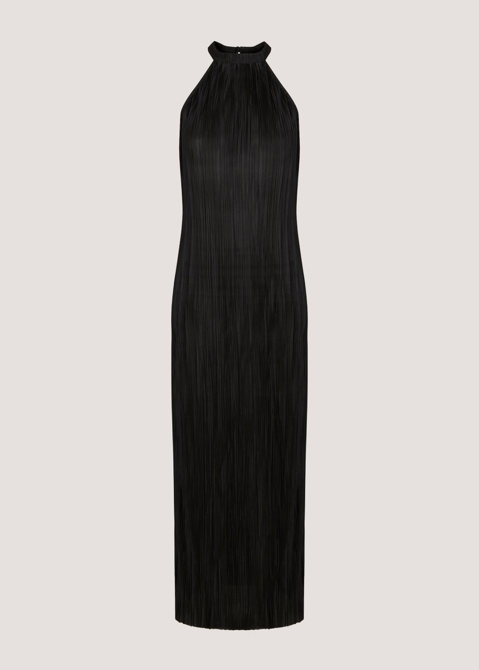 Be Beau Black Plisse Dress