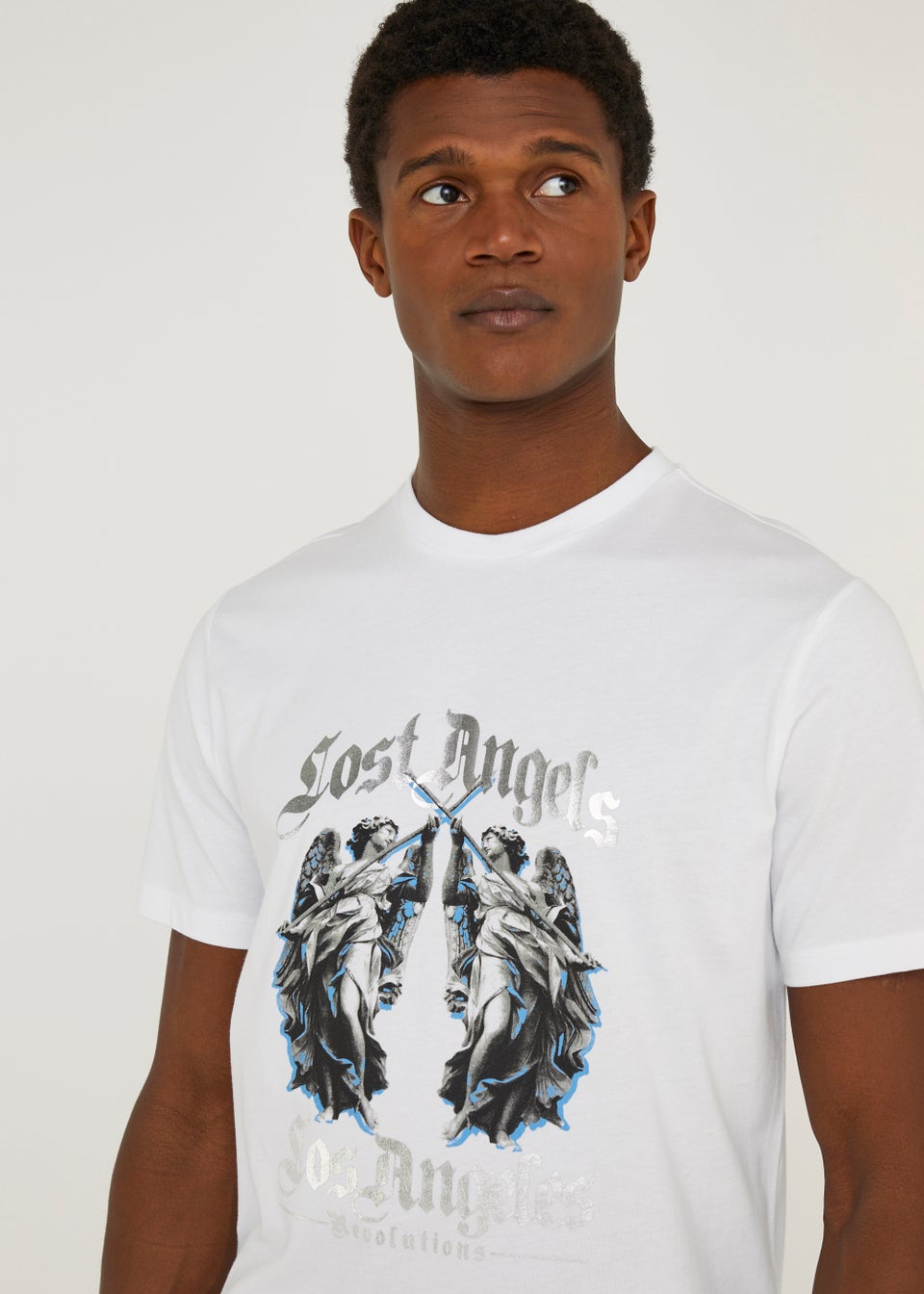 US Athletic White Los Angeles T-Shirt