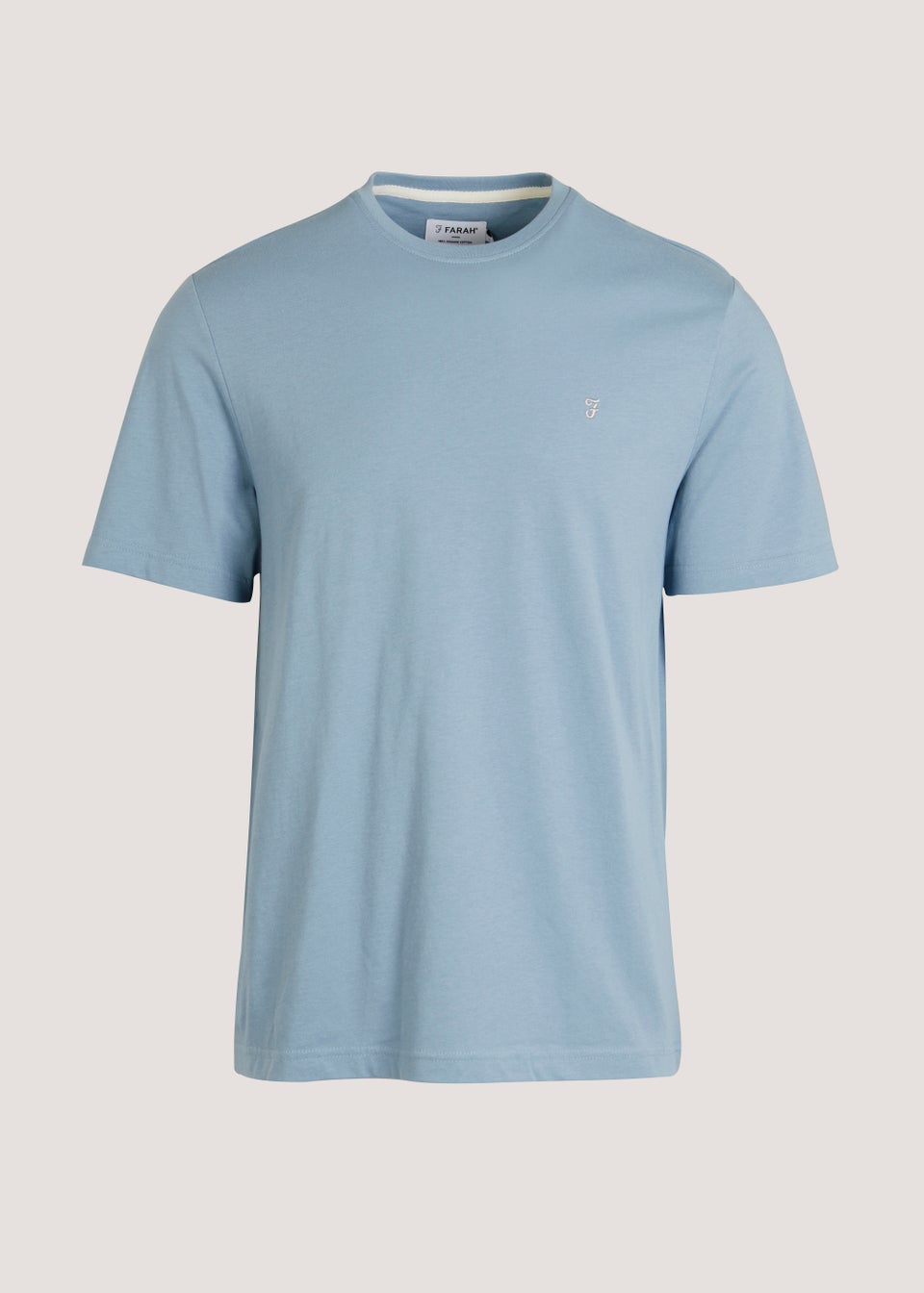 Farah Eddie Denim Blue T-Shirt
