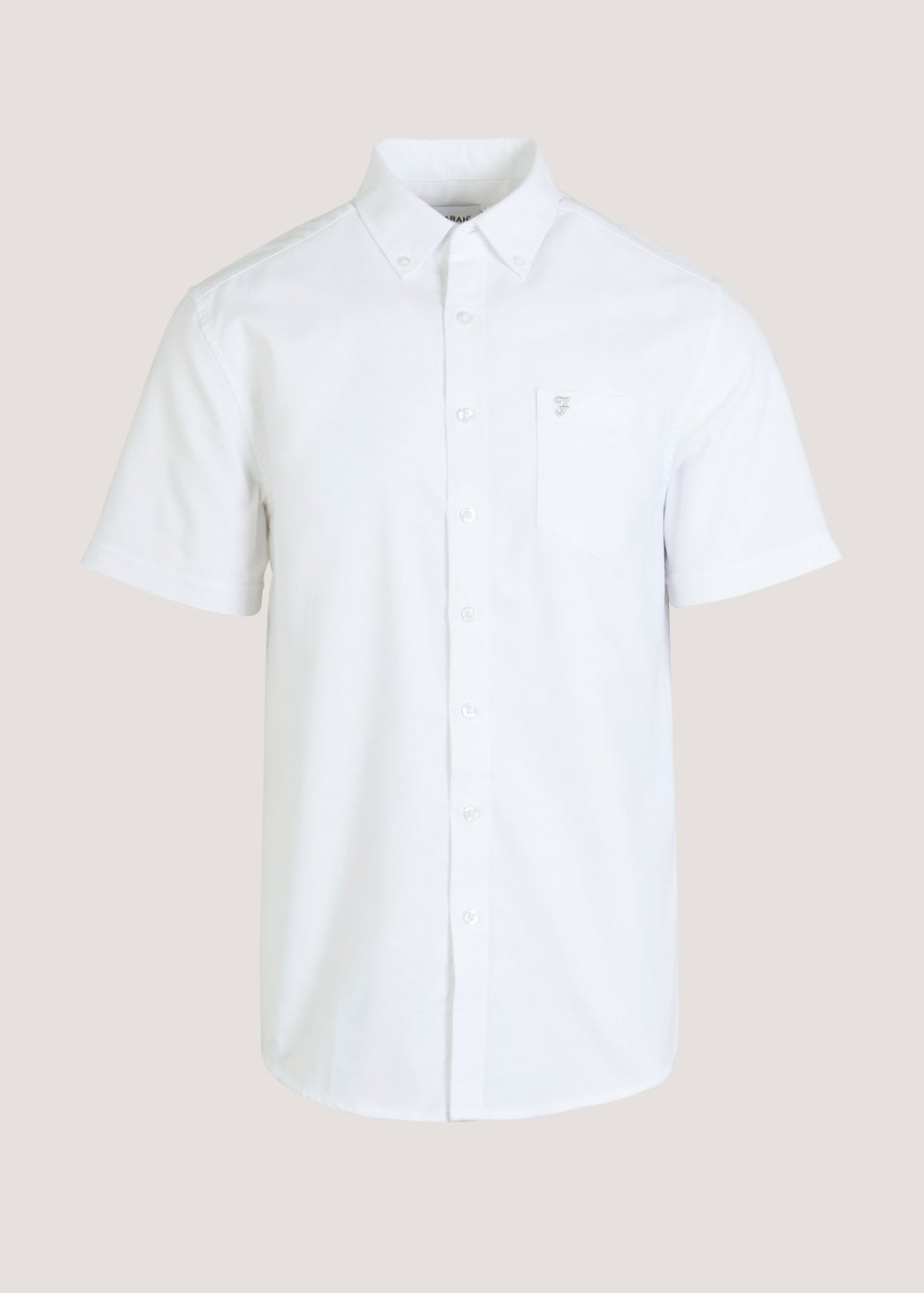 Farah Drayton White Short Sleeve Shirt