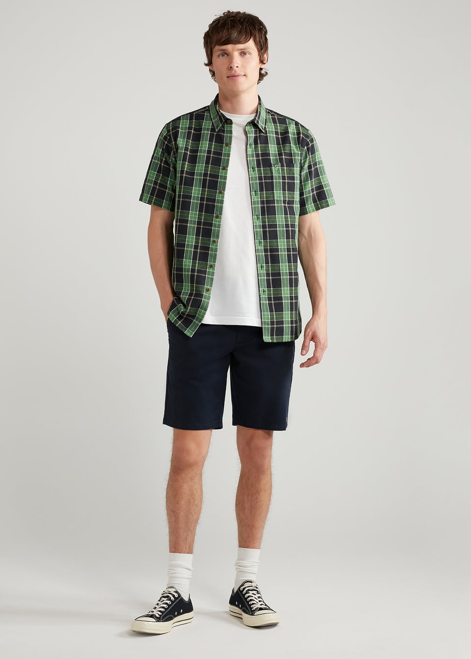 Farah Sullivan Green Short Sleeve Shirt