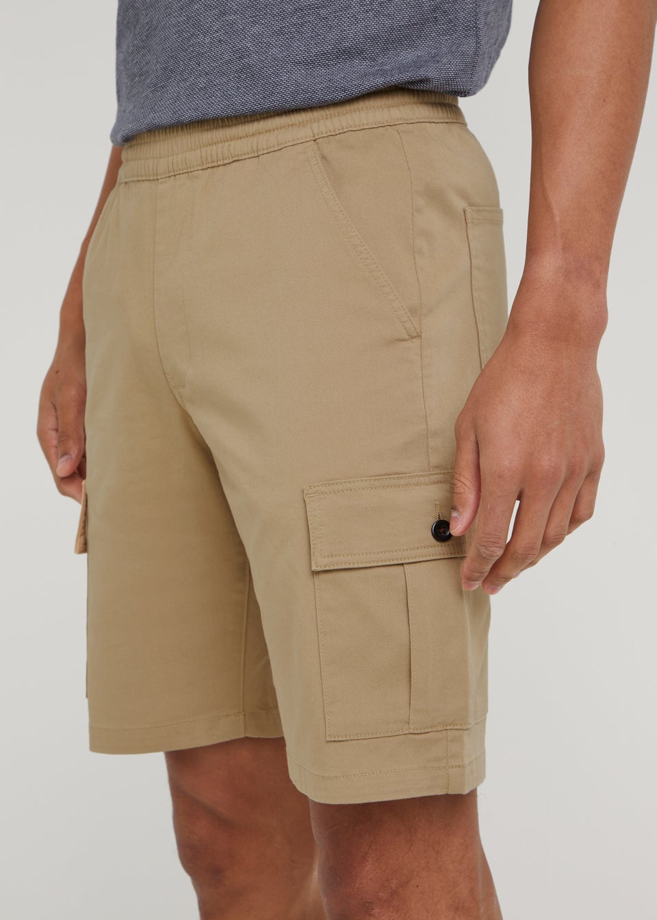 Farah Crane Sand Drawstring Shorts