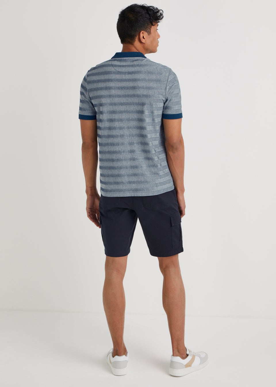 Farah Crane Navy Drawstring Shorts
