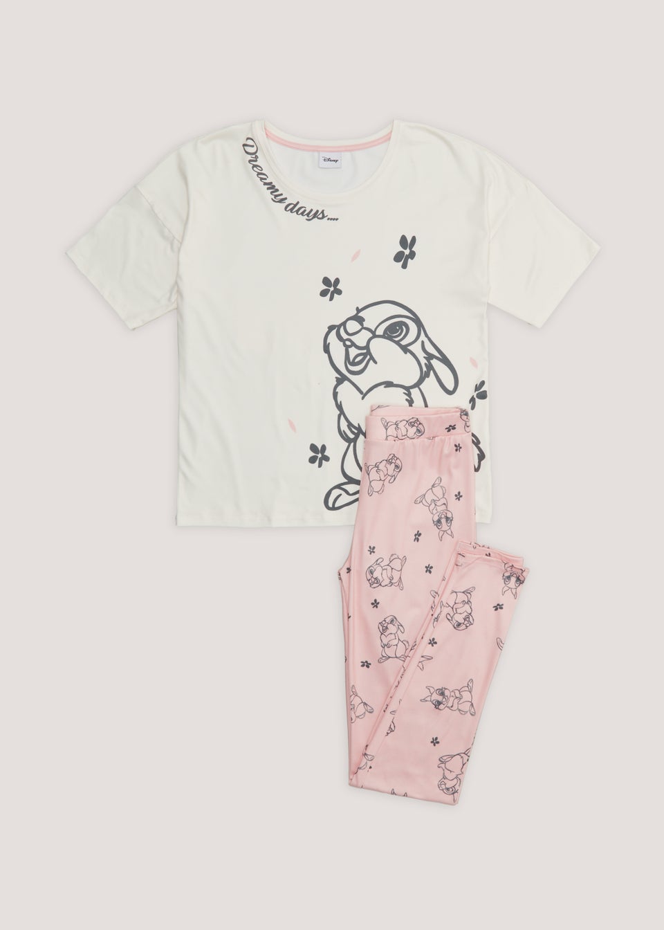Ribbed Pyjamas With Marie Print