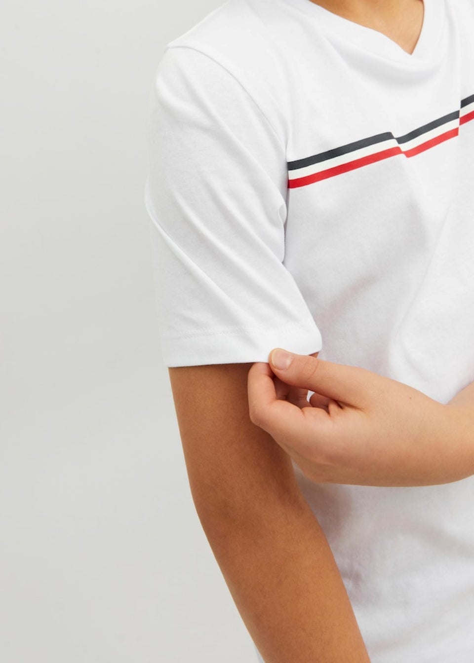 Jack & Jones Junior White Atlas T-Shirt (6-16yrs)