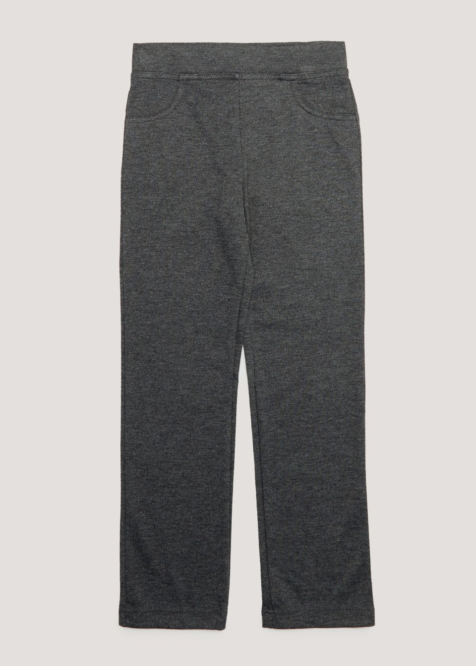 Girls Grey Stretch School Trousers (3-13yrs)