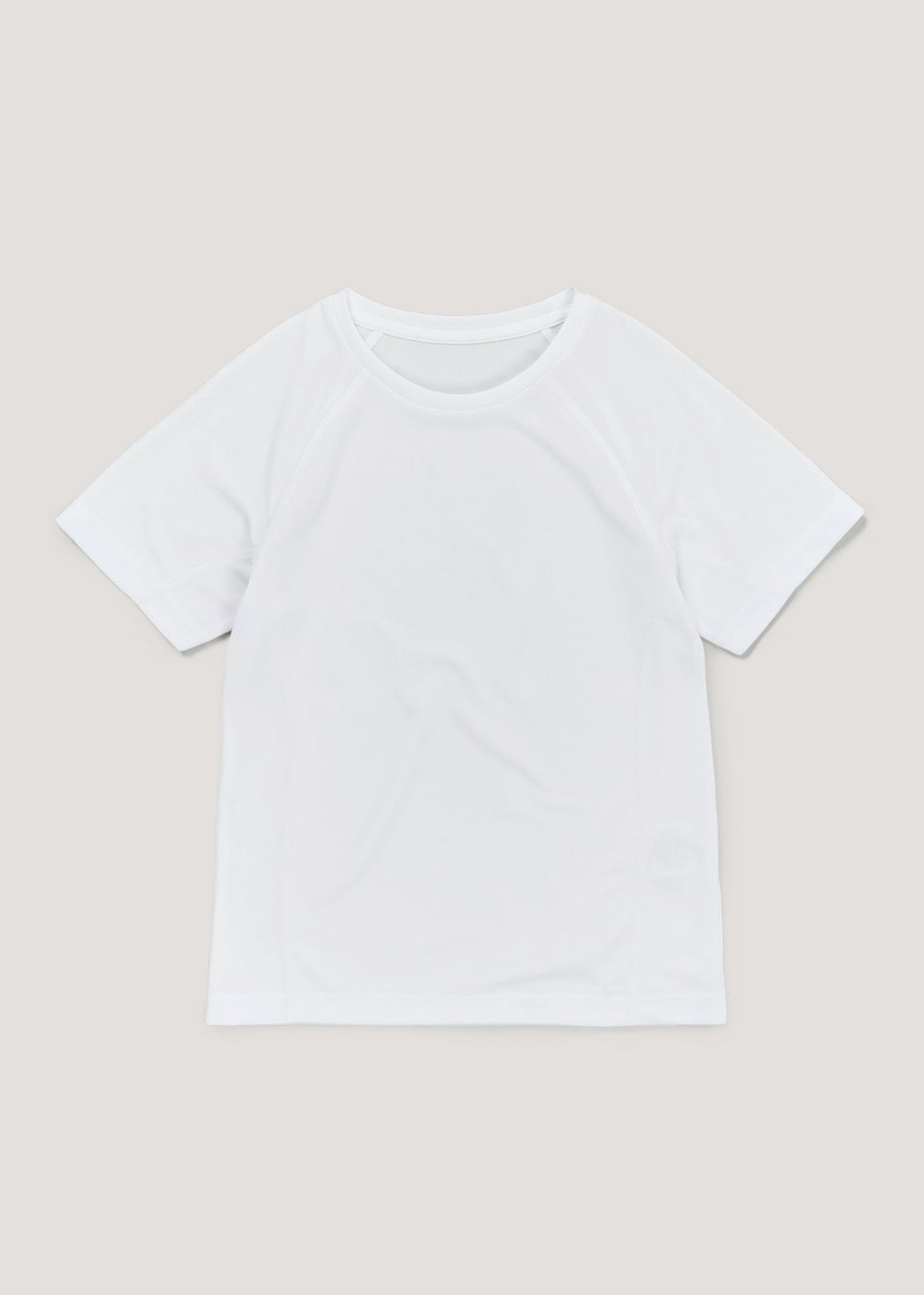 Kids White School Sports T-Shirt (3-13yrs) - Matalan