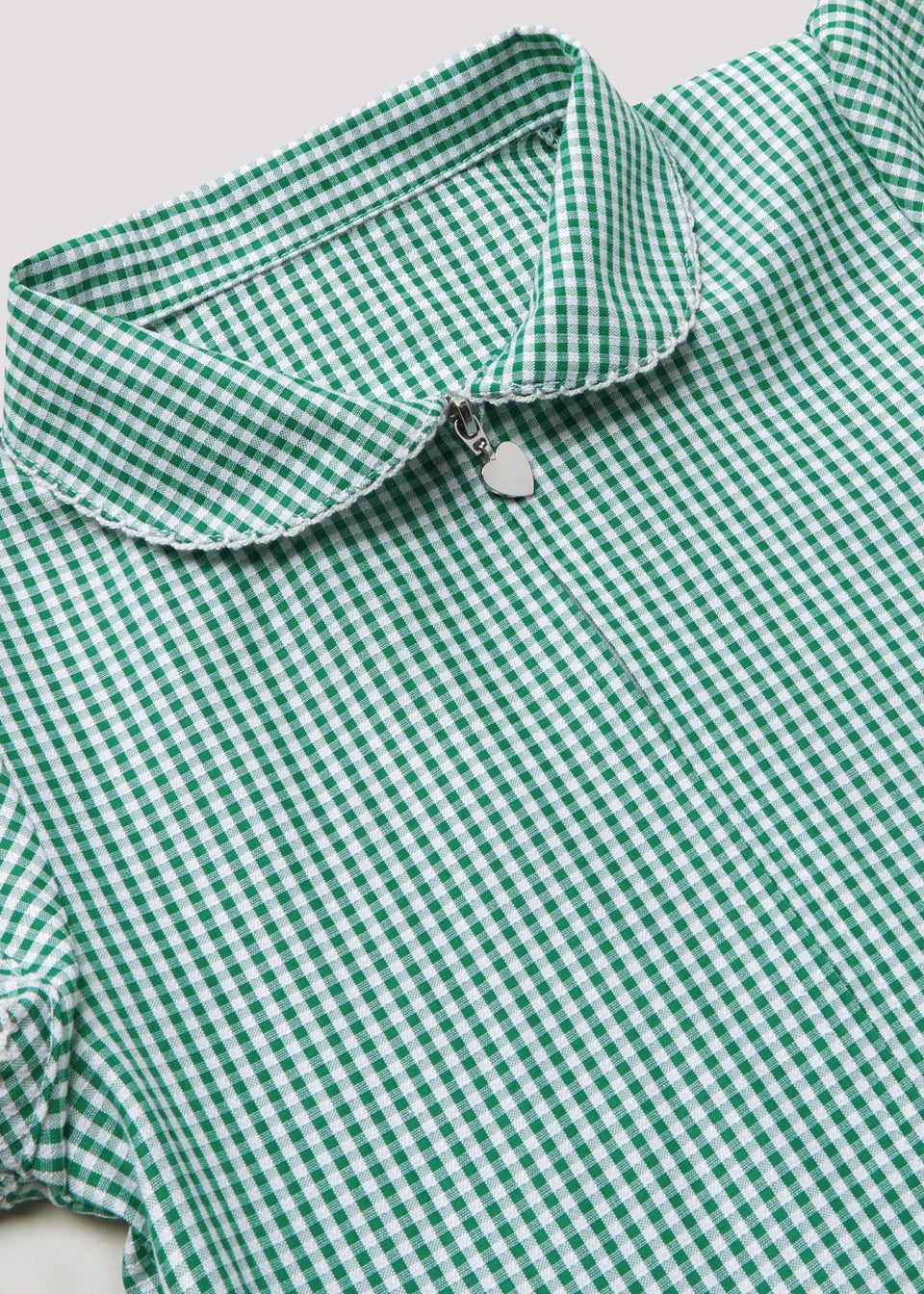 Girls Green Gingham Drop Waist School Dress 3 13yrs Matalan