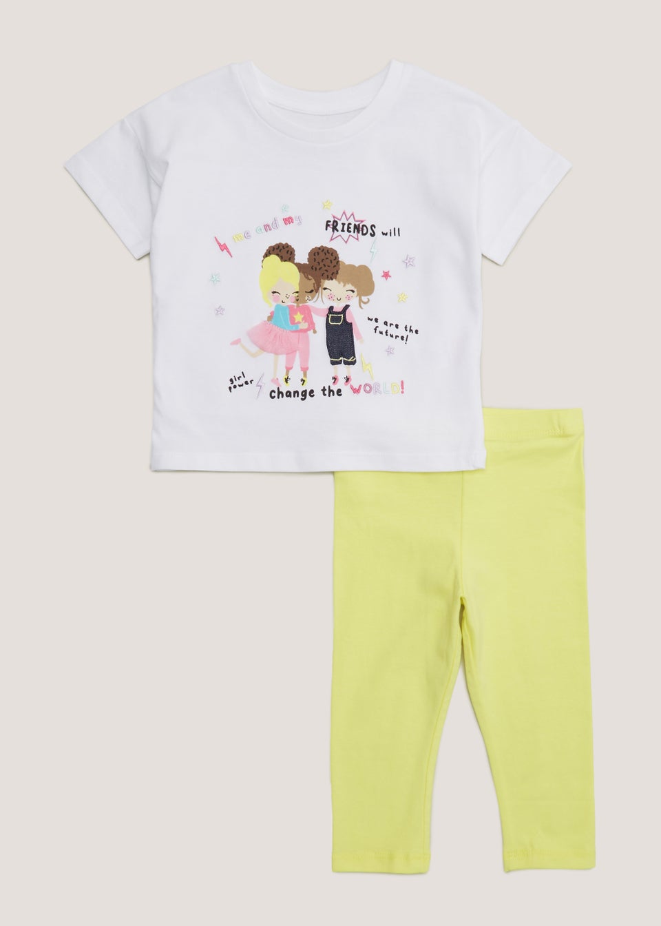 Girls Friends T-Shirt & Leggings Set (9mths-6yrs)