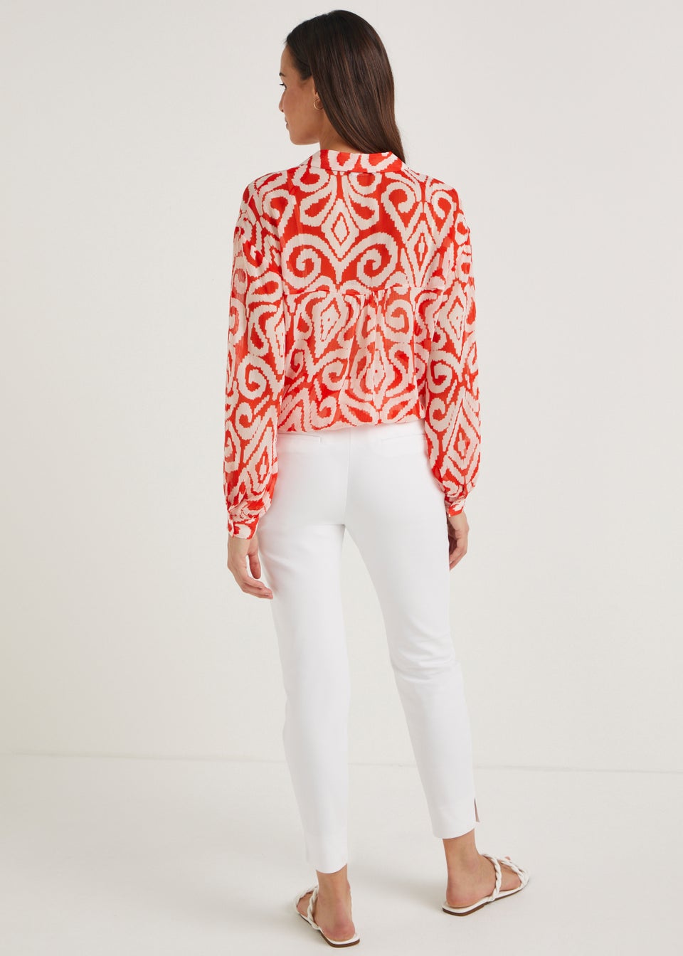 Et Vous White Capri Trousers Matalan