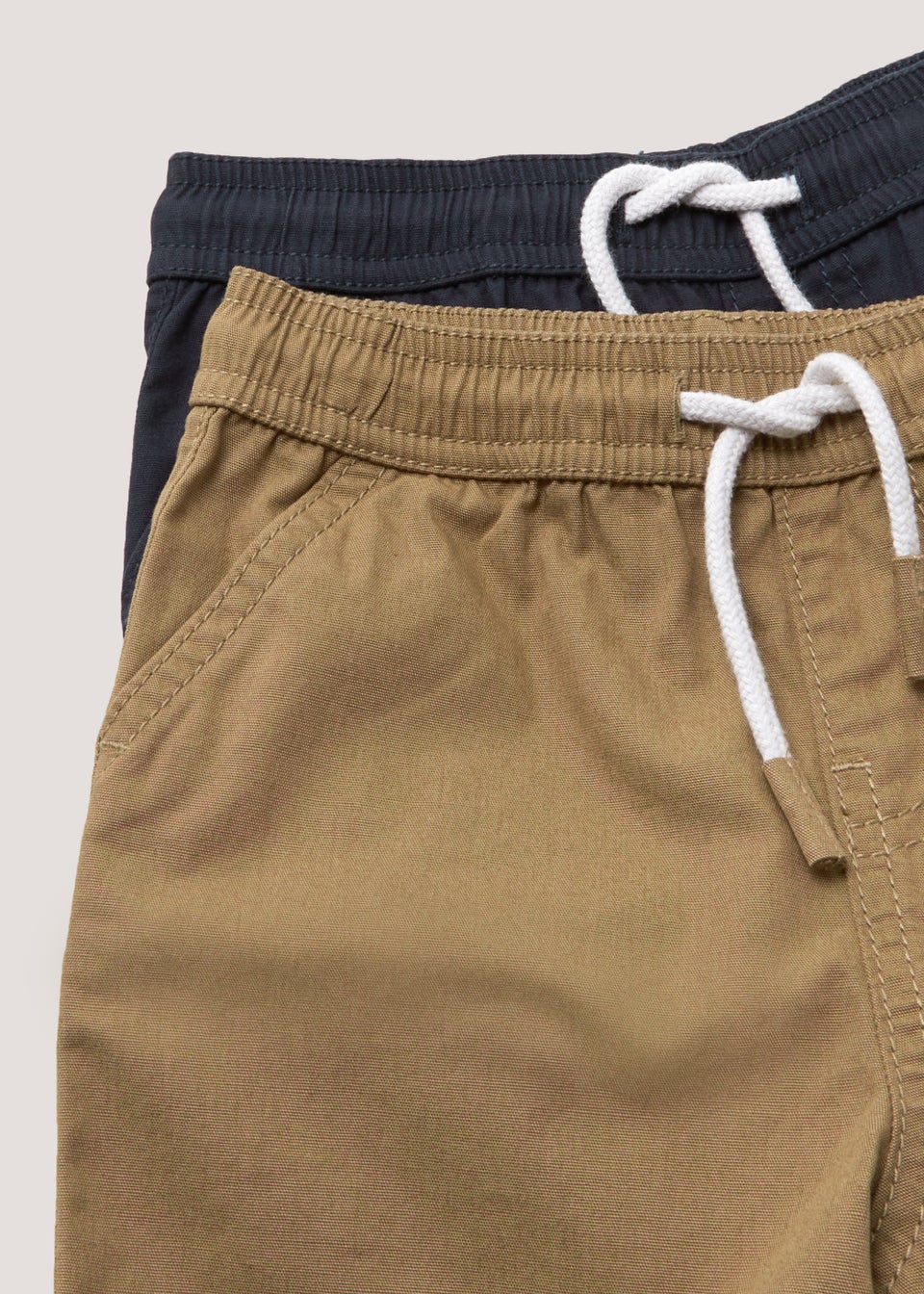 Boys 2 Pack Woven Canvas Shorts (9mths-6yrs)