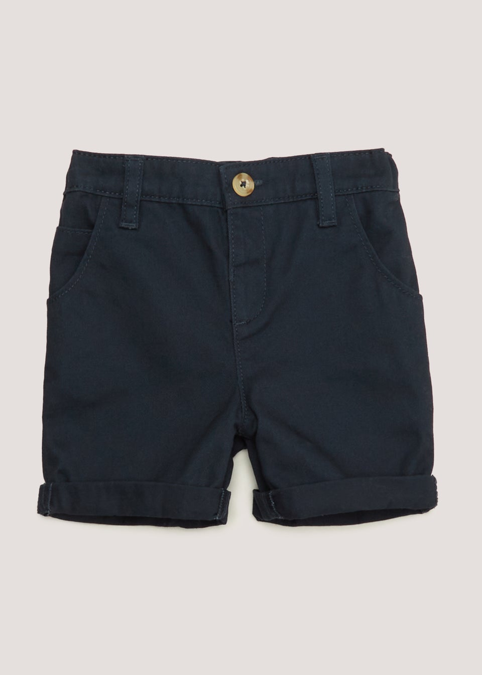 Boys Navy Chino Shorts (9mths-6yrs) - Matalan