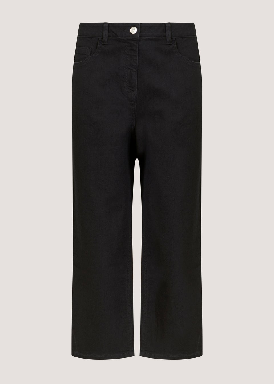 Grace Black Straight Fit Cropped Jeans Matalan