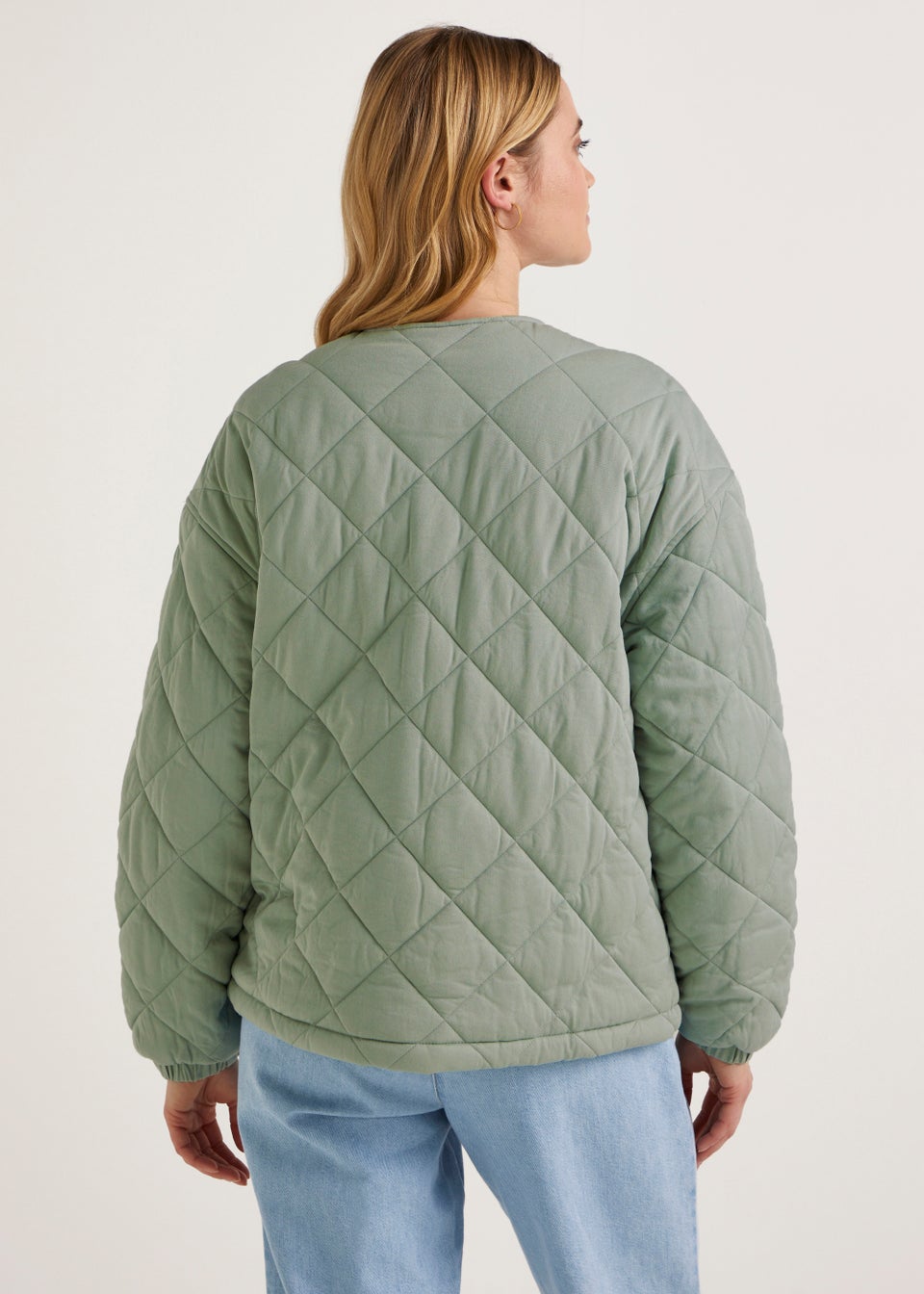 Green Soft Quilted Jacket