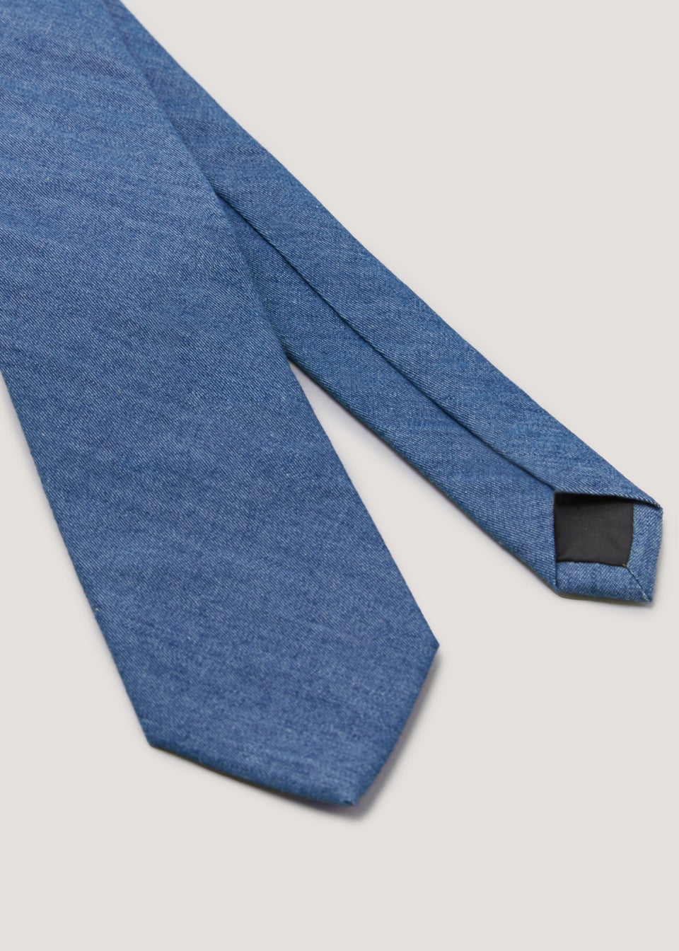 Taylor & Wright Navy Plain Skinny Tie