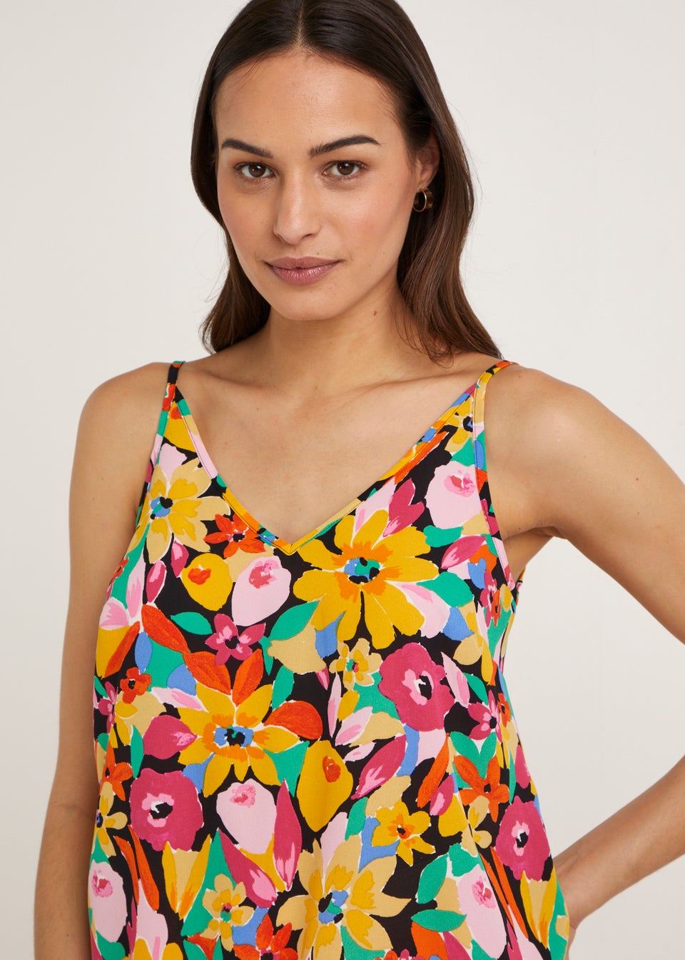 Colourful cami tops deals