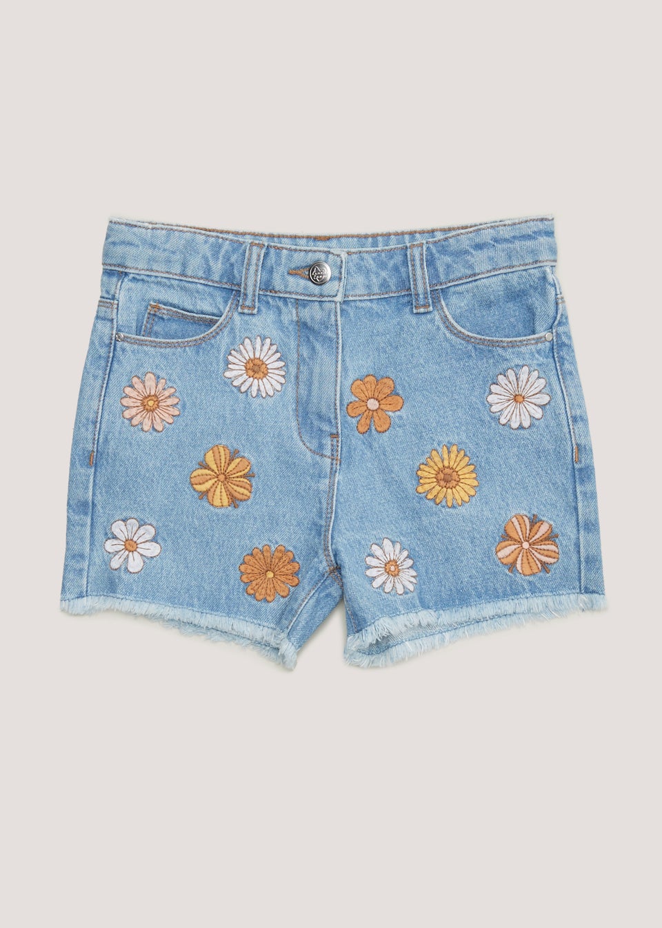 0123 Cyberjammies Madeline Shorts - 0123 Light Blue Floral Print