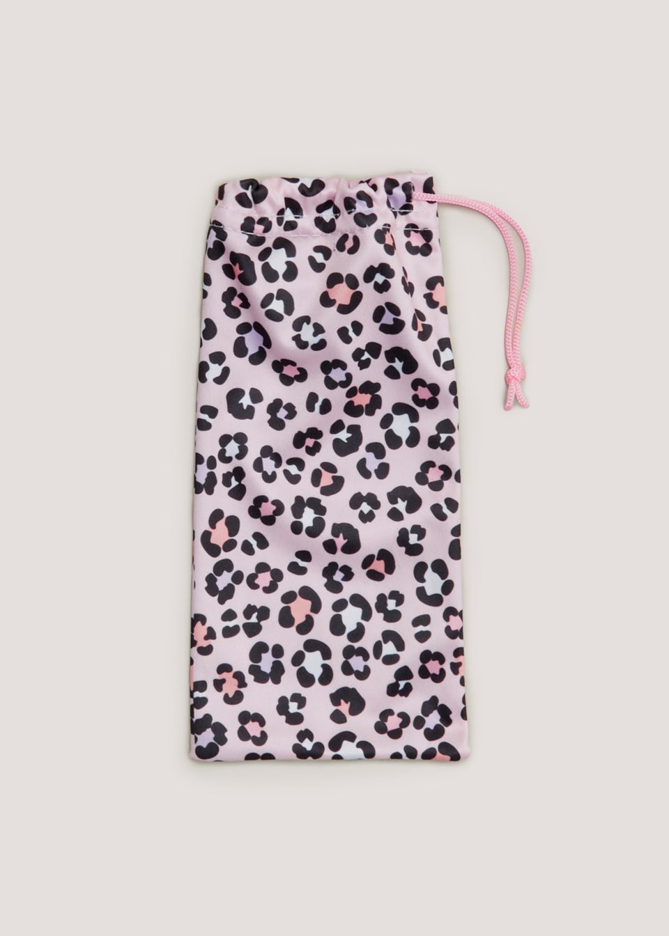 Pink Leopard Print Sunglasses Pouch