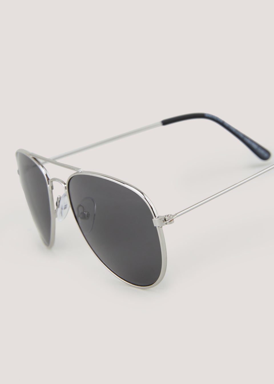 Kids Silver Aviator Sunglasses (3-10yrs)