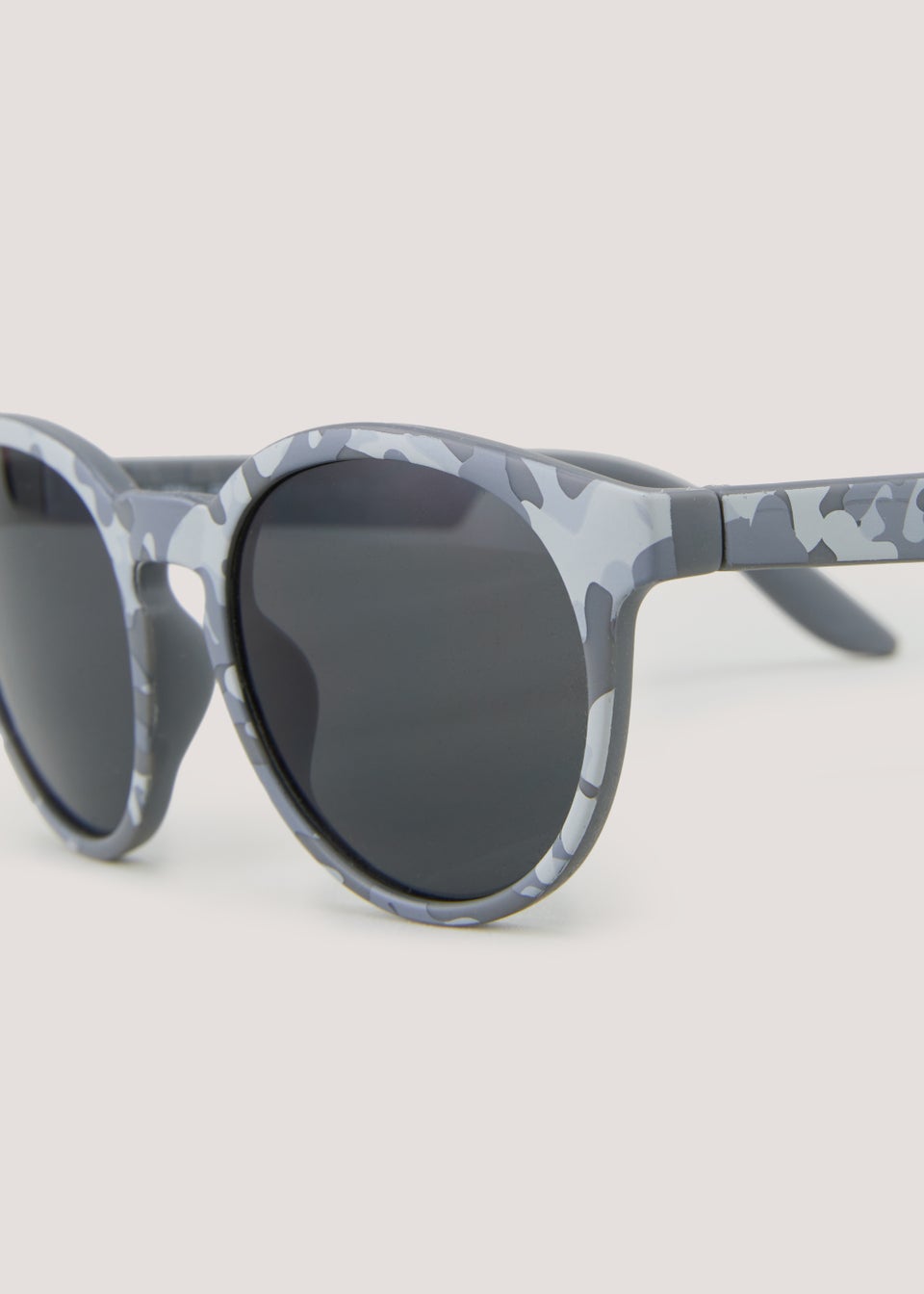 Kids Grey Camouflage Sunglasses (3-10yrs)