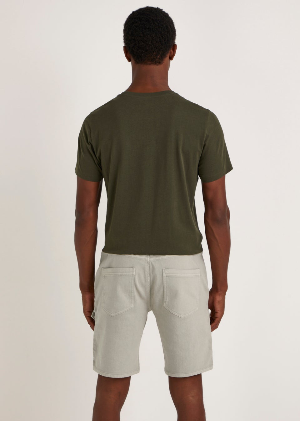 Bone Denim Cargo Shorts