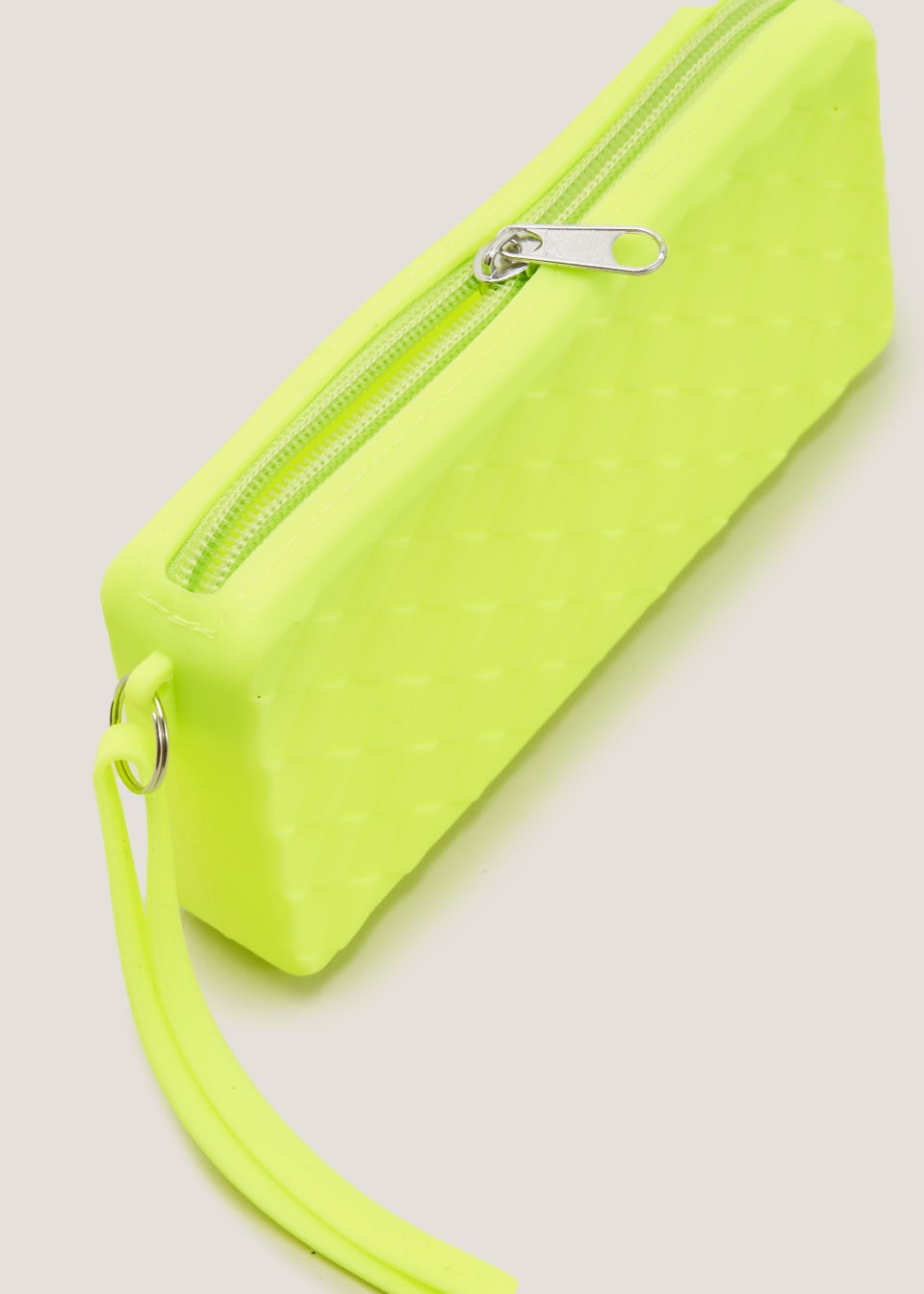 Yellow Textured Rubber Pouch
