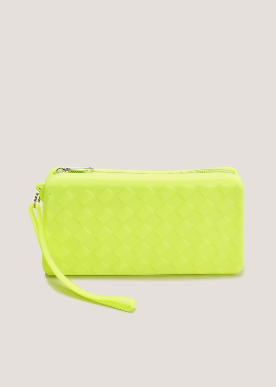 Yellow Textured Rubber Pouch