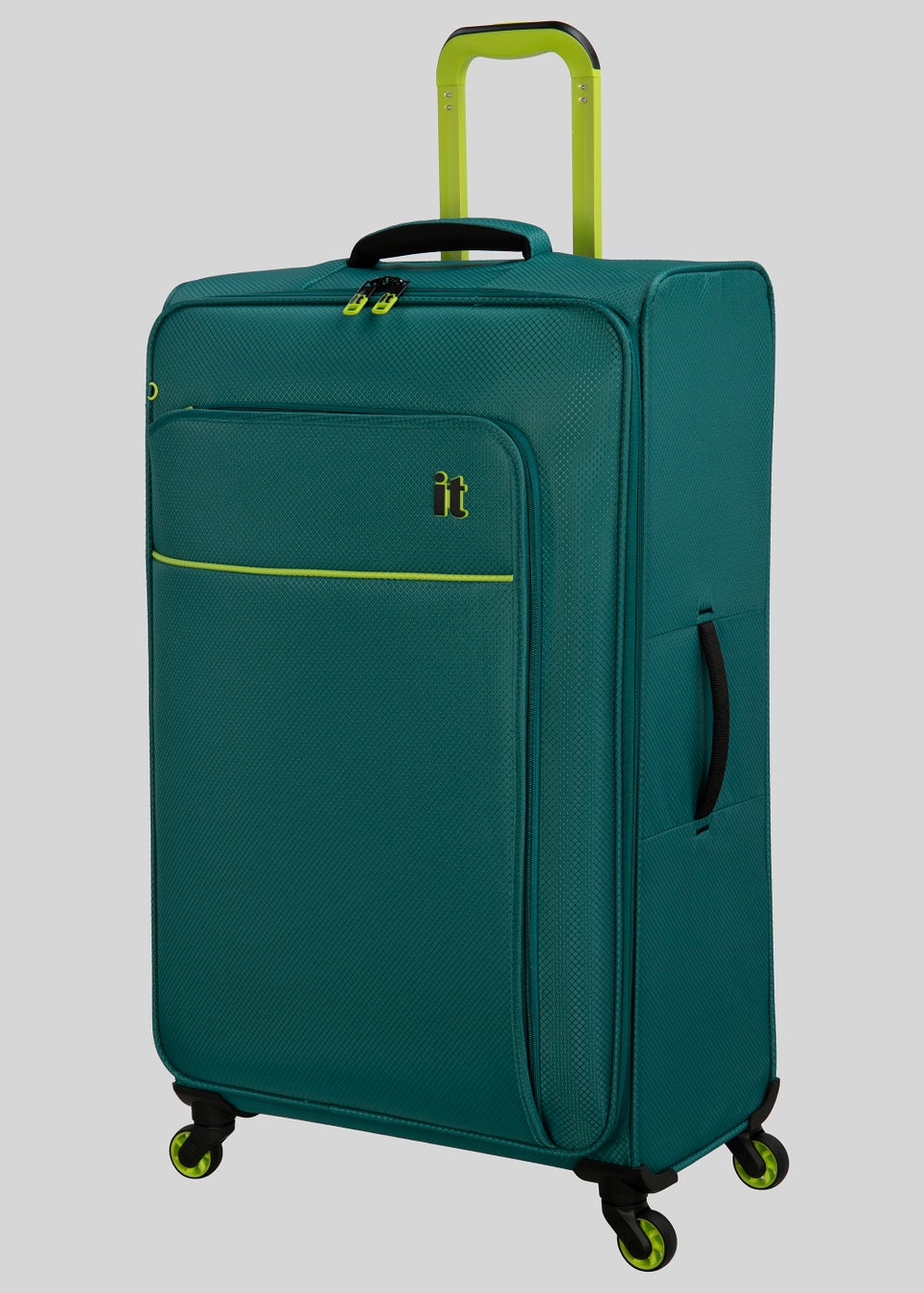 IT Luggage Teal Soft Shell Suitcase