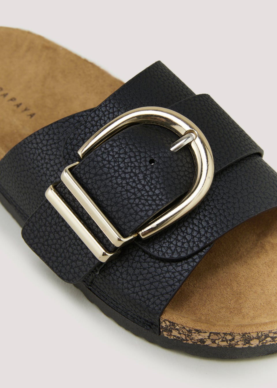 Contoured footbed sandals top