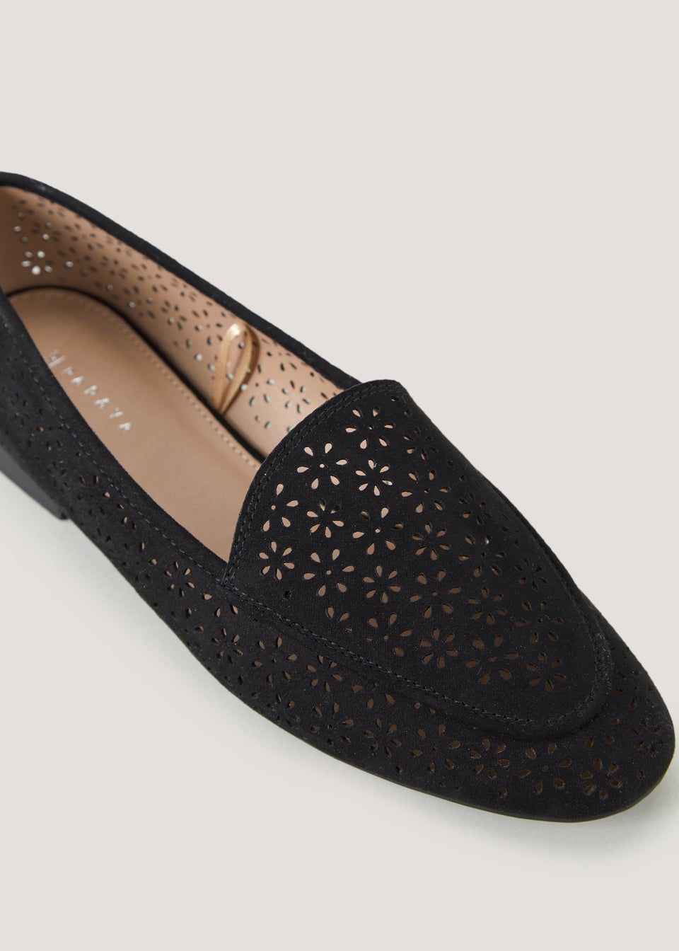 Laser cut loafers hotsell